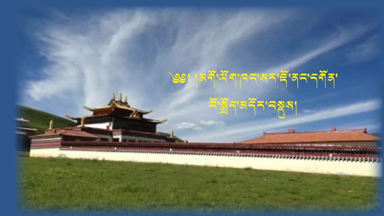 མགོ་ལོག་ཇོ་ནང་ཁང་སར་དགོན་་་་་་